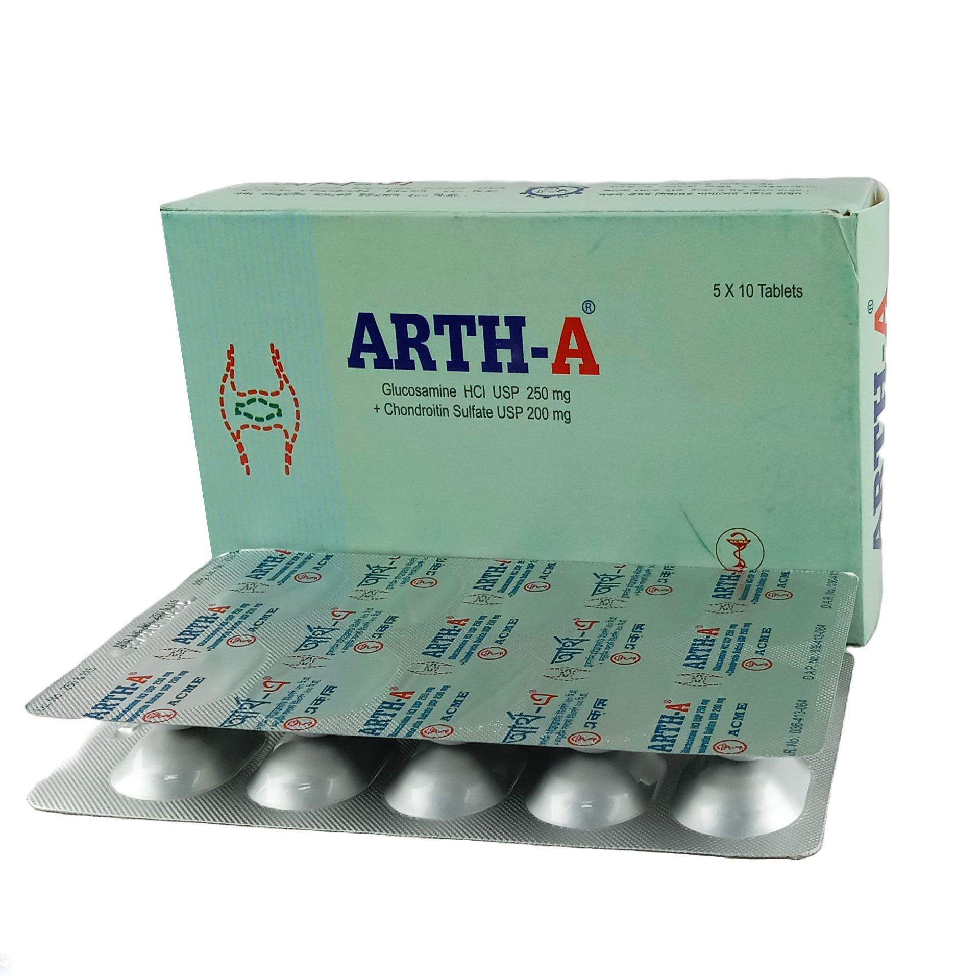 Tablet Arth-A 250 mg+200 mg (50pcs)